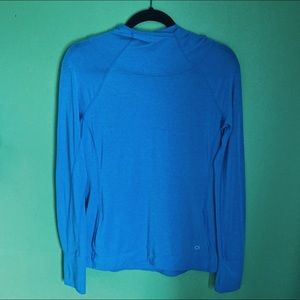 GapFit Breathe - Women’s Blue Long Sleeve With Hood